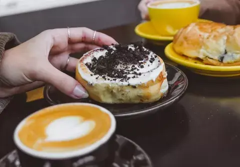 Ventanita de café.