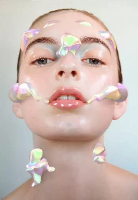 Un make up 3D por la artista Ines Alpha