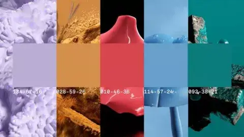 La paleta de colores 2023 según COLORO y WGSN La paleta de colores 2023 según COLORO y WGSN