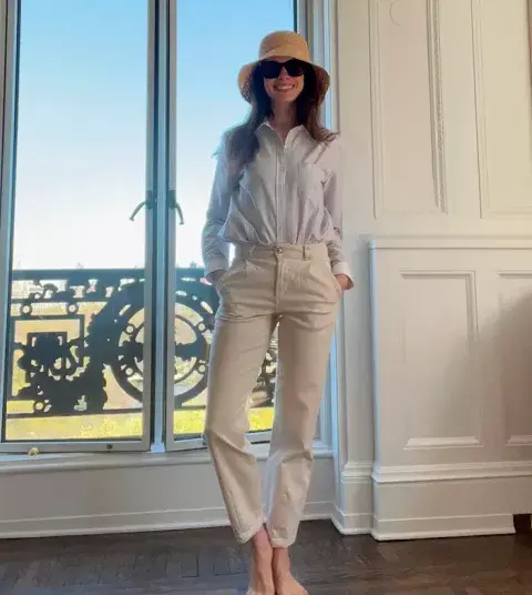 Anne Hathaway: embajadora del coastal grandmother look Anne Hathaway: embajadora del coastal grandmother look