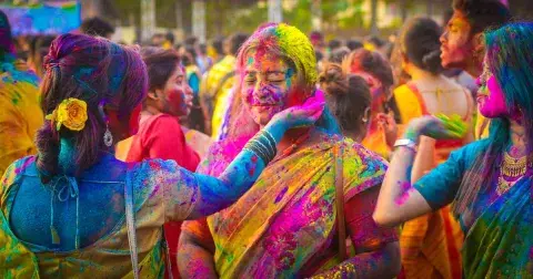 Festival Holi en la India Festival Holi en la India