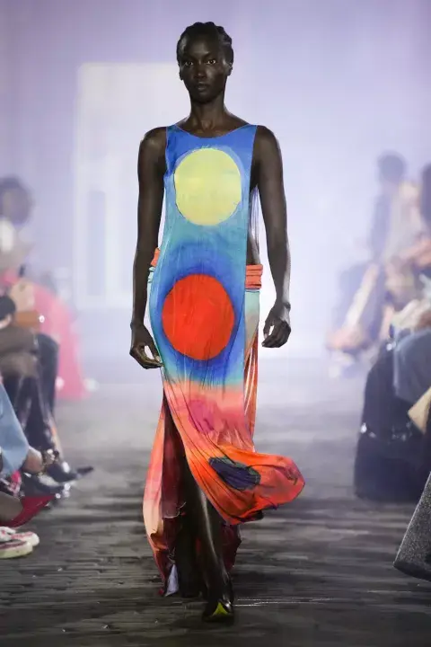 Marni: el atardecer en un vestido Marni: el atardecer en un vestido