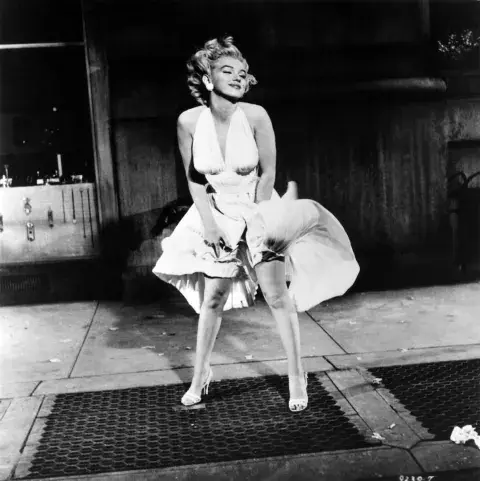 La icónica imagen de The Seven Year Itch. La icónica imagen de The Seven Year Itch.