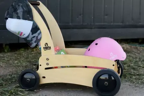 El carrito de Fanga, uno de sus éxitos. El carrito de Fanga, uno de sus éxitos.