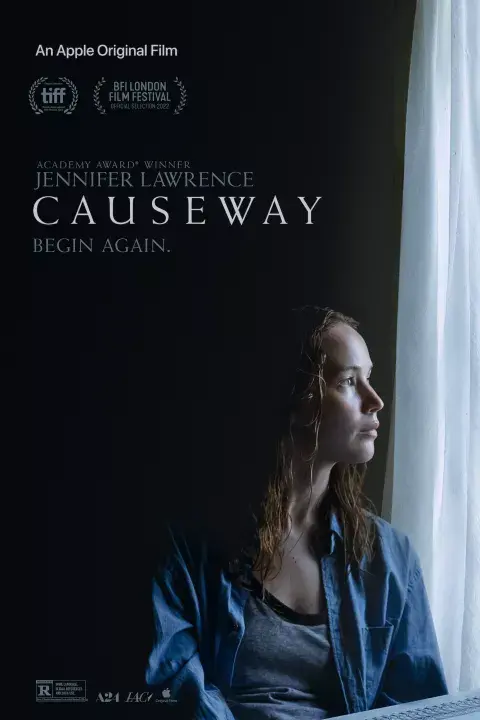Afiche oficial de Causeway de AppleTv+. Afiche oficial de Causeway de AppleTv+.