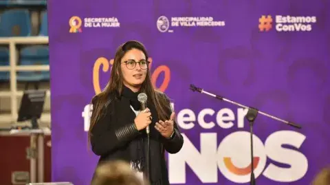 La nueva ministra de Mujeres Ayelén Mazzina fue Secretaria de la Mujer, Diversidad e Igualdad de la provincia de San Luis. La nueva ministra de Mujeres Ayelén Mazzina fue Secretaria de la Mujer, Diversidad e Igualdad de la provincia de San Luis.