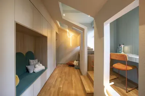 El cuarto de niños, diseñado por Estudio Suelo, un espacio pensado para explorar la imaginación, al ocio, conectándose fuertemente con lo recreativo El cuarto de niños, diseñado por Estudio Suelo, un espacio pensado para explorar la imaginación, al ocio, conectándose fuertemente con lo recreativo