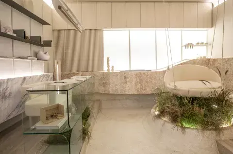 Espacio 11.Home Office con hamaca, diseñado por Estudio Arhaus + Estudio Grizzo Arquitectos. Espacio 11.Home Office con hamaca, diseñado por Estudio Arhaus + Estudio Grizzo Arquitectos.