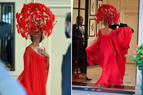 Nicole Ari Parker con un look impresionante. Nicole Ari Parker con un look impresionante.