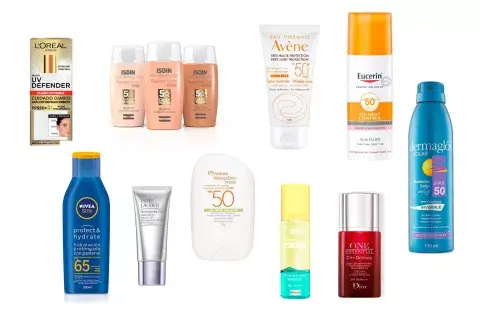 10 opciones de protectores solares. 10 opciones de protectores solares.