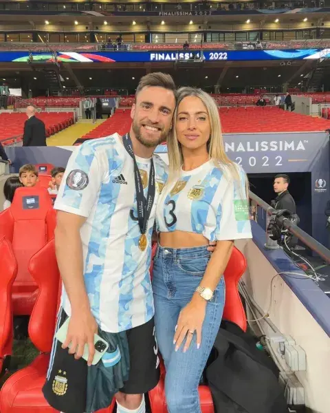 Carolina Calvagni y Nicolás Tagliafico.
