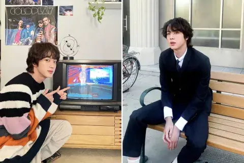 Jin durante el rodaje de The Astronaut.