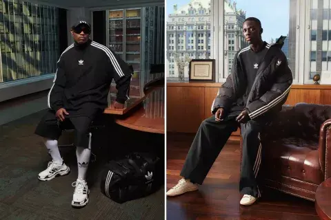 Las nuevas fotos de la campaña de Balenciaga x adidas. Las nuevas fotos de la campaña de Balenciaga x adidas.