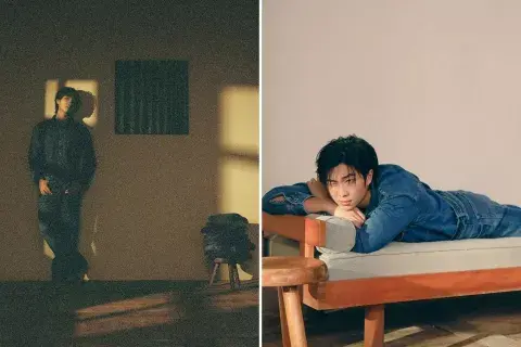 Arte visual de Indigo, el disco solista de RM.
