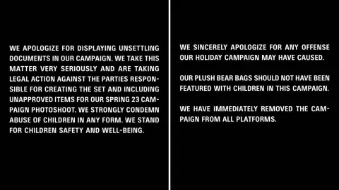 La respuesta por parte de Balenciaga La respuesta por parte de Balenciaga