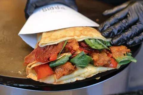 Crepes Veggie. Crepes Veggie.