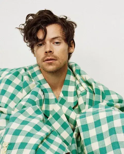 Harry Styles para HA HA HA de Gucci. Harry Styles para HA HA HA de Gucci.