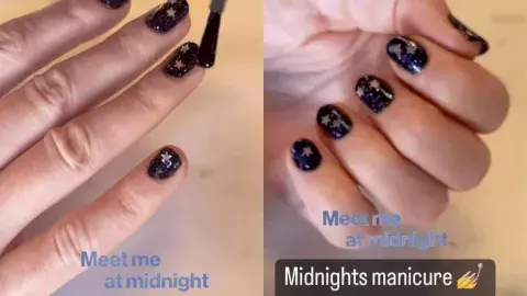 Las uñas de Taylor en sus stories Las uñas de Taylor en sus stories