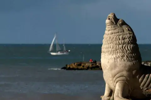 La clásica fotografía de Mar del Plata. La clásica fotografía de Mar del Plata.