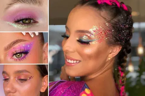 Glitter, piedras y mucho color. Glitter, piedras y mucho color.