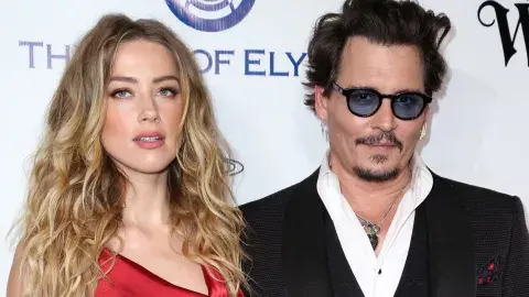 Amber Heard y Jhonny Depp cuando aún eran pareja. Amber Heard y Jhonny Depp cuando aún eran pareja.