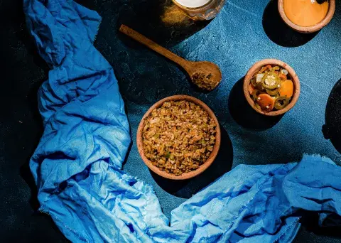 Arroz especiado sabor a cajún. Arroz especiado sabor a cajún.