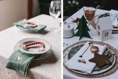 Sumar adornos navideños convierte a la mesa en un espacio lúdico Sumar adornos navideños convierte a la mesa en un espacio lúdico
