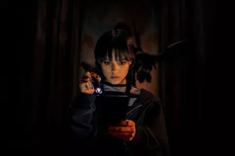 Jenna Ortega en Wednesday. Jenna Ortega en Wednesday.