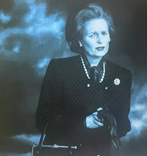 Vivienne Westwood como Margaret Thatcher Vivienne Westwood como Margaret Thatcher