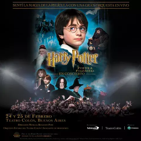 Harry Potter tendrá una serie de conciertos sinfónicos en el Teatro Colón. Harry Potter tendrá una serie de conciertos sinfónicos en el Teatro Colón.