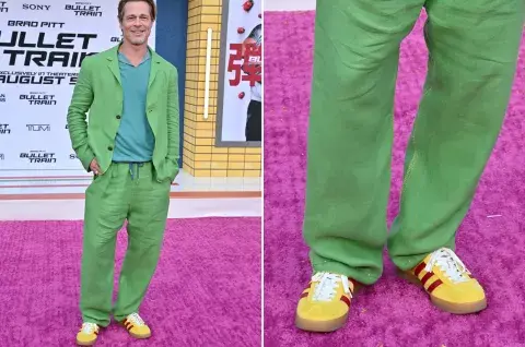 Quizá uno de los más jugados, con un traje liviano verde... lució las zapatillas amarillas. Quizá uno de los más jugados, con un traje liviano verde... lució las zapatillas amarillas.