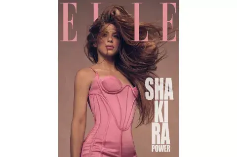 La portada de Elle en donde Shakira habló de su separación. La portada de Elle en donde Shakira habló de su separación.