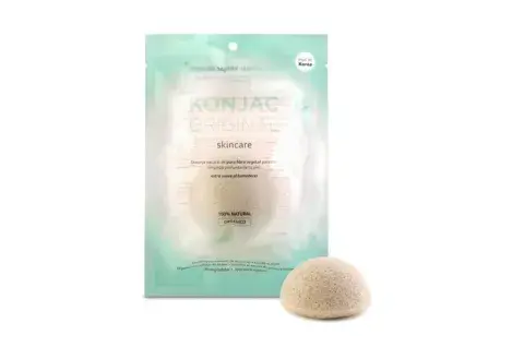La esponga para la cara konjac. La esponga para la cara konjac.