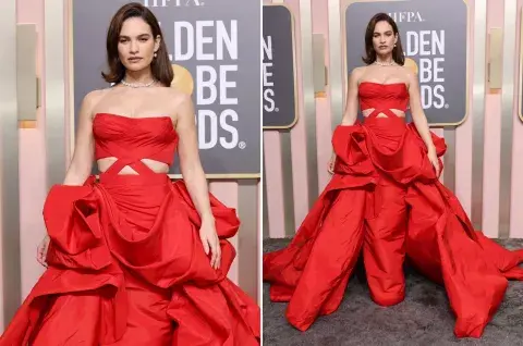 Lily James. Lily James.