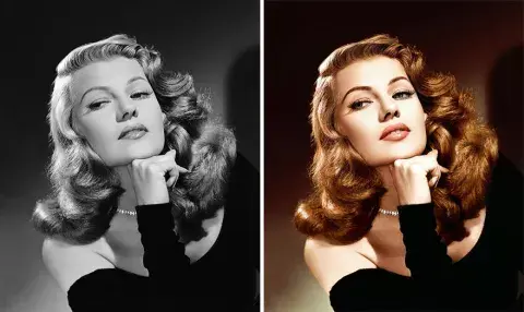 Rita Hayworth.