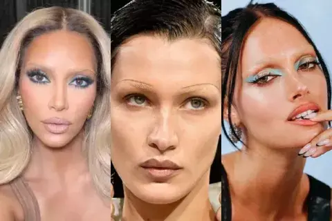 Las celebrities eligen llevar las cejas decoloradas. Las celebrities eligen llevar las cejas decoloradas.