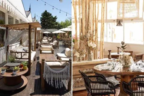 El interior y exterior de La Tribu.