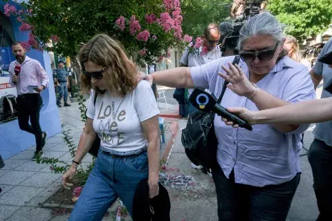 Familiares de los imputados. Familiares de los imputados.