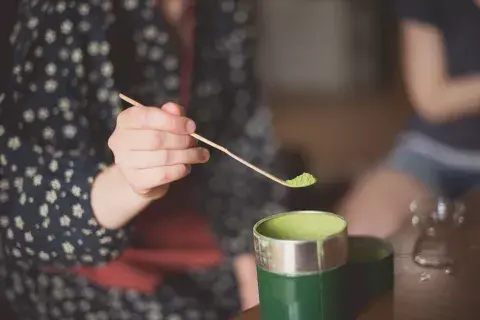 Té matcha. Té matcha.