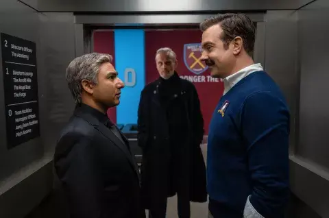 La primera imagen de la tercera temporada de Ted Lasso. La primera imagen de la tercera temporada de Ted Lasso.