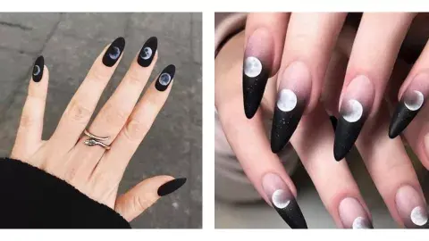 La luna y sus cambios retratada en tus uñas. La luna y sus cambios retratada en tus uñas.
