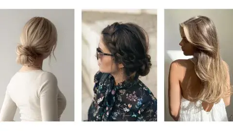 Peinados elegantes con un toque romántico. Peinados elegantes con un toque romántico.