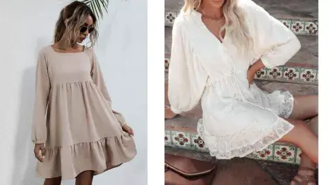 Los vestidos sueltos en colores claros son un must. Los vestidos sueltos en colores claros son un must.
