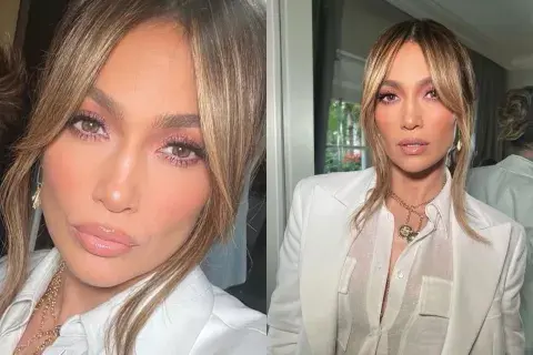 Jennifer Lopez maquillada por Mary Phillips. Jennifer Lopez maquillada por Mary Phillips.