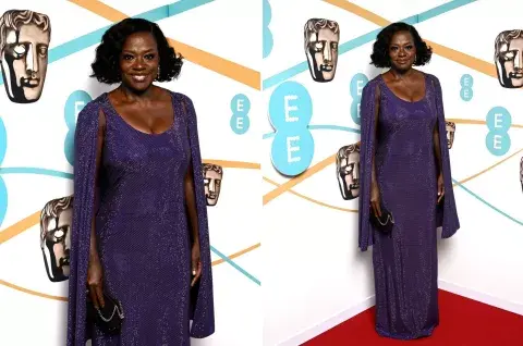 Viola Davis fue otra de las aristas que apostó al color. Viola Davis fue otra de las aristas que apostó al color.