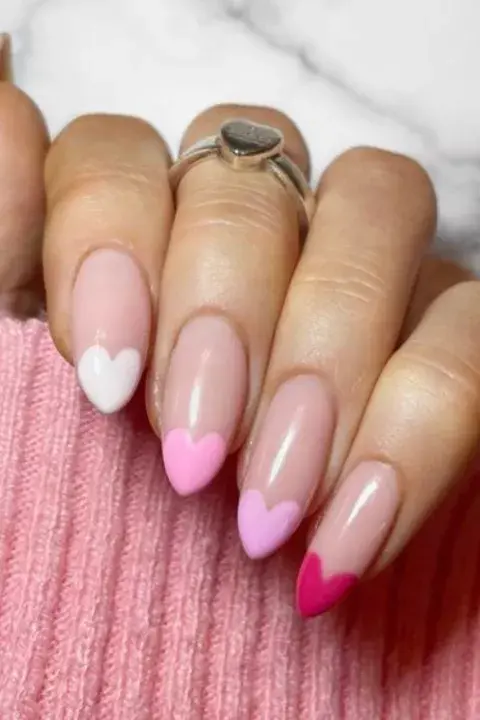 Si te arreglás las uñas en forma de almendra y querés un diseño divertido. Si te arreglás las uñas en forma de almendra y querés un diseño divertido.