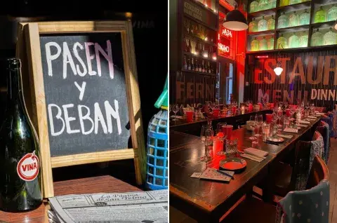 Vina, es un moderno bar de vinos de San Telmo. Vina, es un moderno bar de vinos de San Telmo.