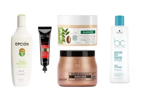 5 Productos para el pelo seco. 5 Productos para el pelo seco.