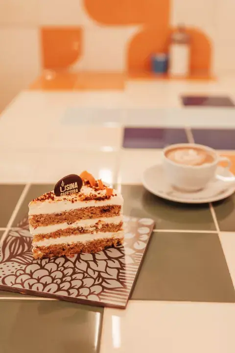 El carrot cake de Usina Cafetera. El carrot cake de Usina Cafetera.