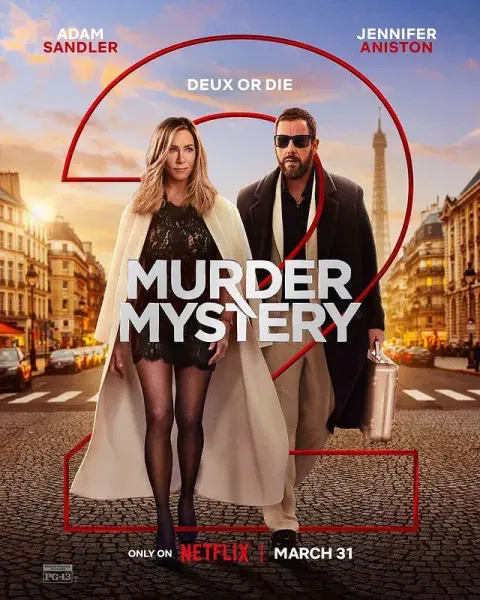 El póster oficial de Murder Mystery 2. El póster oficial de Murder Mystery 2.